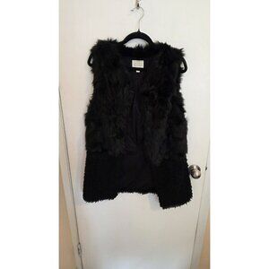 Hinge Vest Designed In Seattle Faux Fur One Size Mob Wife Old Money Maximalist